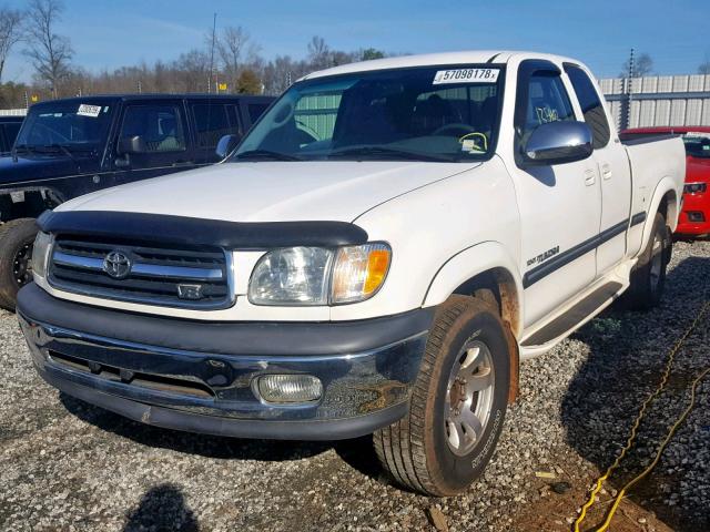 5TBRT34121S176896 - 2001 TOYOTA TUNDRA ACC WHITE photo 2