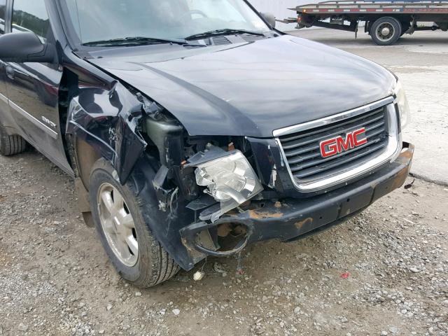 1GKDT13S262216591 - 2006 GMC ENVOY BLACK photo 9