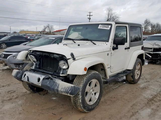 1J4AA5D17AL183098 - 2010 JEEP WRANGLER S თეთრი ფოტო 2