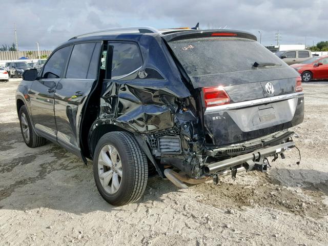 1V2ER2CA7JC523722 - 2018 VOLKSWAGEN ATLAS SEL Qara foto 3