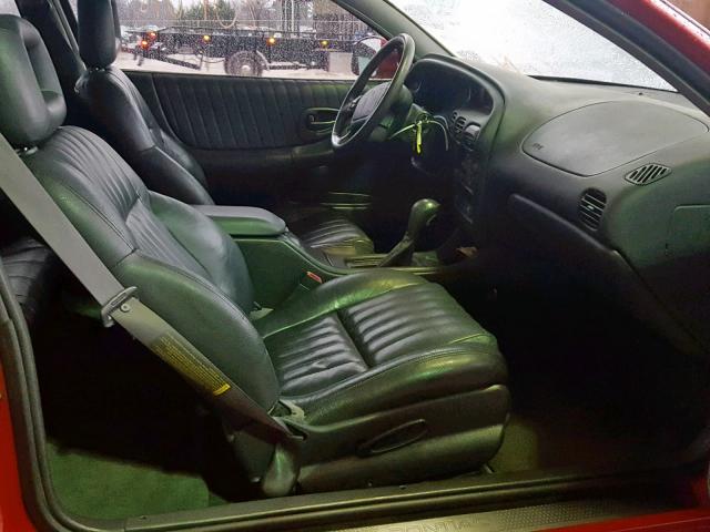 1G2WP1216VF343907 - 1997 PONTIAC GRAND PRIX RED photo 5
