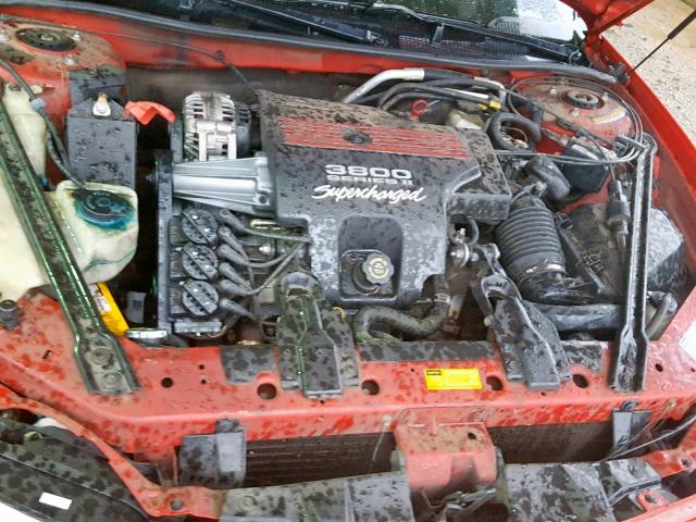 1G2WP1216VF343907 - 1997 PONTIAC GRAND PRIX RED photo 7