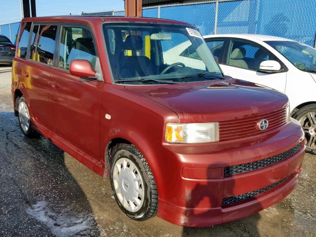 JTLKT324564096716 - 2006 TOYOTA SCION XB Бордовый фото 1