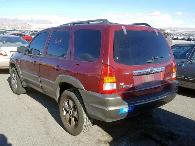 4F2CZ06164KM01758 - 2004 MAZDA TRIBUTE ES RED photo 3