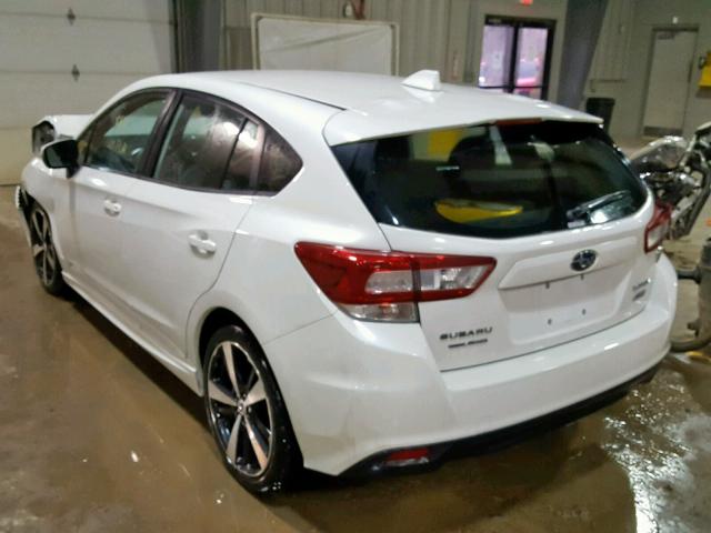 4S3GTAK64H3716701 - 2017 SUBARU IMPREZA SP WHITE photo 3