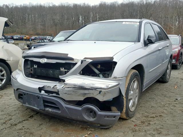 2C4GF684X5R252956 - 2005 CHRYSLER PACIFICA T SILVER photo 2