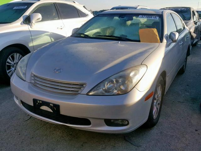 JTHBF30G920084701 - 2002 LEXUS ES 300 SILVER photo 2