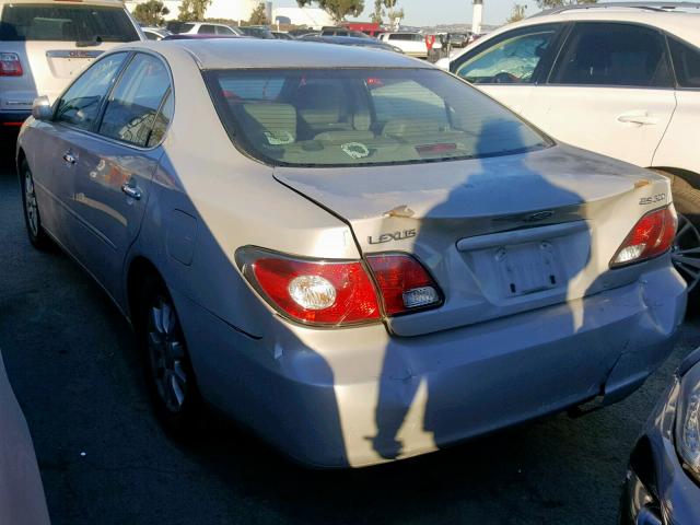 JTHBF30G920084701 - 2002 LEXUS ES 300 SILVER photo 3