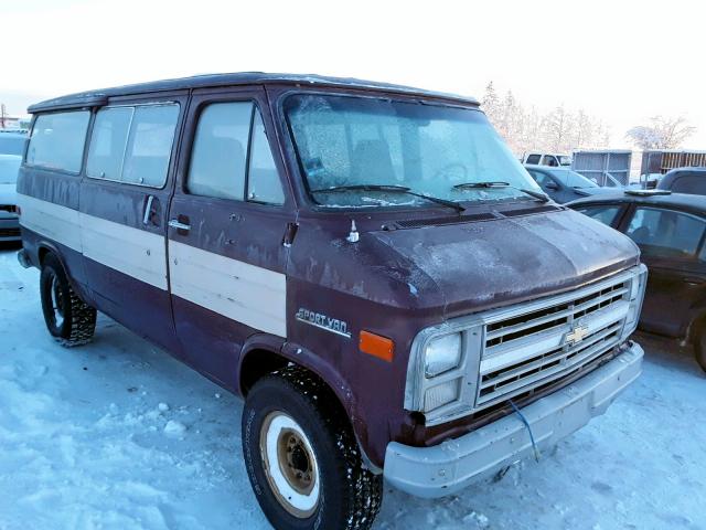 2GAFG35K6J4137295 - 1988 CHEVROLET G30 RED photo 1