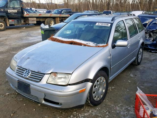 WVWRK61J03W595896 - 2003 VOLKSWAGEN JETTA GL SILVER photo 2