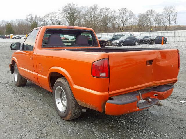 1GCCS14W518224198 - 2001 CHEVROLET S TRUCK S1 ORANGE photo 3