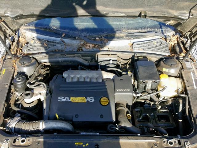 YS3EF48Z613021734 - 2001 SAAB 9-5 SE BLACK photo 7