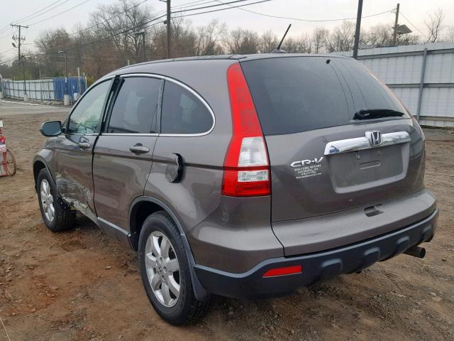 5J6RE48729L022170 - 2009 HONDA CR-V EXL BROWN photo 3