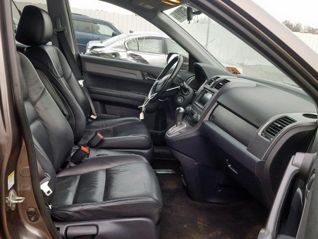 5J6RE48729L022170 - 2009 HONDA CR-V EXL BROWN photo 5