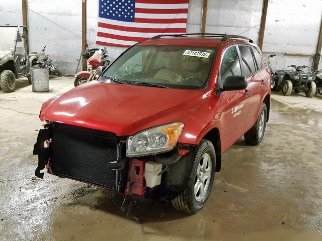 2T3BF33V59W011049 - 2009 TOYOTA RAV4 RED photo 2