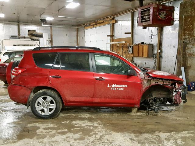 2T3BF33V59W011049 - 2009 TOYOTA RAV4 RED photo 9