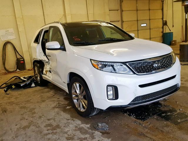 5XYKWDA76EG452482 - 2014 KIA SORENTO SX WHITE photo 1