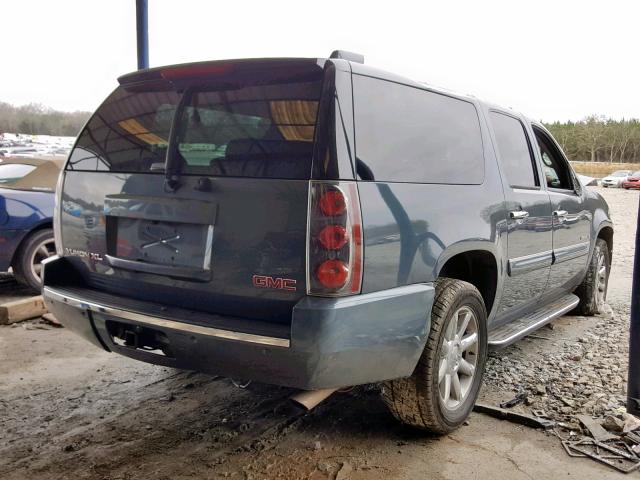 1GKFK66867J345238 - 2007 GMC YUKON XL D BLUE photo 4