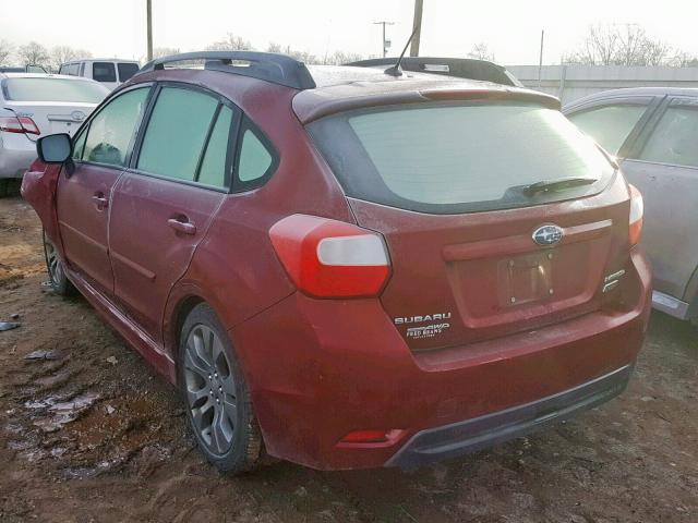 JF1GPAL60CH216815 - 2012 SUBARU IMPREZA SP RED photo 3