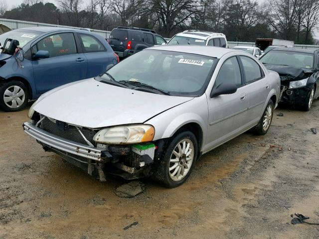 1C3EL46X12N222744 - 2002 CHRYSLER SEBRING LX SILVER photo 2