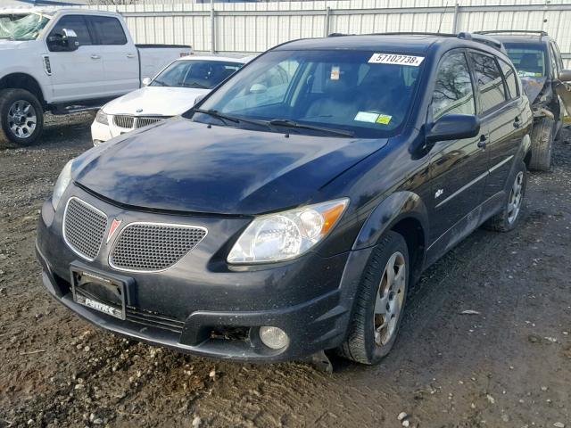 5Y2SM66855Z400474 - 2005 PONTIAC VIBE BLACK photo 2