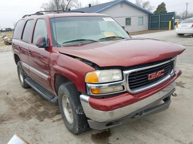 1GKEK13Z42R255995 - 2002 GMC YUKON MAROON photo 1