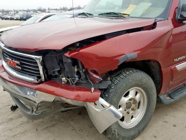 1GKEK13Z42R255995 - 2002 GMC YUKON MAROON photo 10