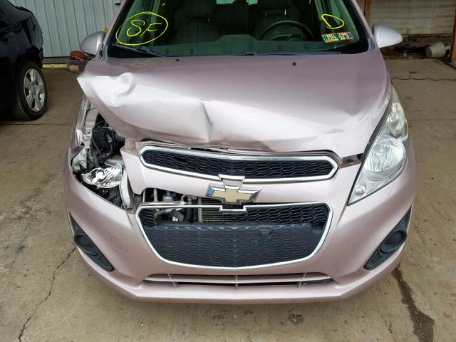 KL8CB6S96DC510937 - 2013 CHEVROLET SPARK LS PINK photo 9