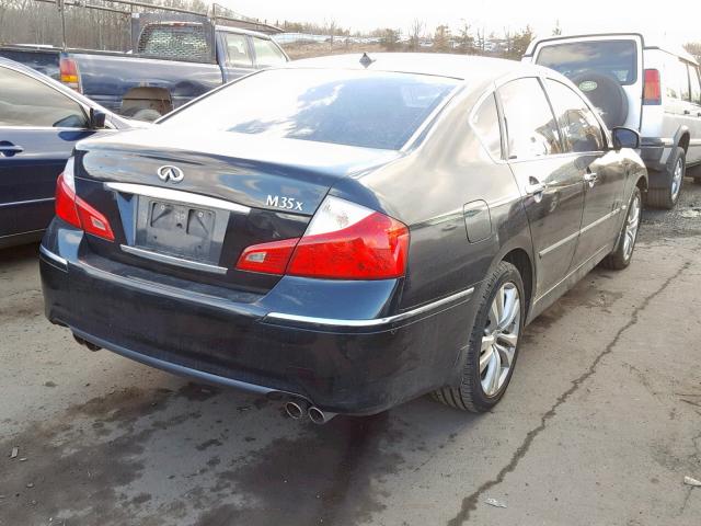 JNKAY01F98M652327 - 2008 INFINITI M35 BASE BLACK photo 4