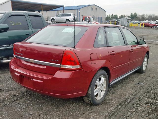 1G1ZT64894F167261 - 2004 CHEVROLET MALIBU MAX 红色 照片 4