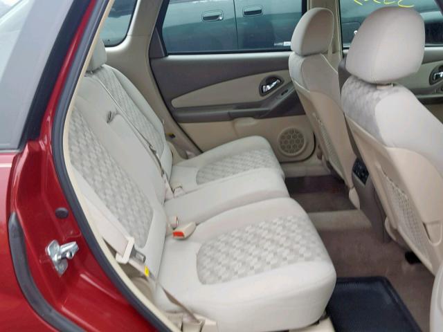 1G1ZT64894F167261 - 2004 CHEVROLET MALIBU MAX 红色 照片 6
