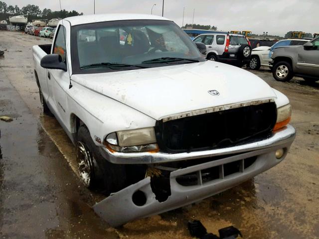 1B7FL26X0WS563905 - 1998 DODGE DAKOTA WHITE photo 1