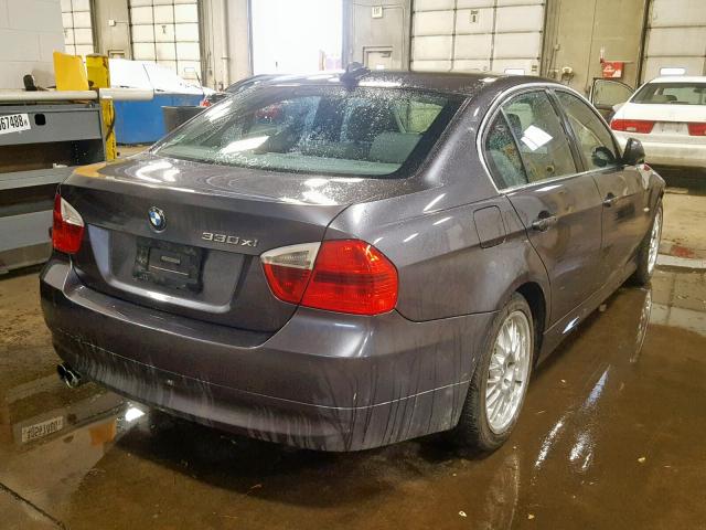 WBAVD33516KV63006 - 2006 BMW 330 XI GRAY photo 4