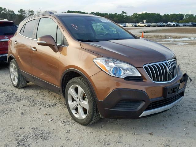 KL4CJASB9GB711834 - 2016 BUICK ENCORE BROWN photo 1