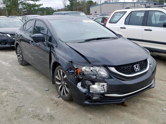 19XFB2F9XFE032010 - 2015 HONDA CIVIC EXL BLACK photo 1