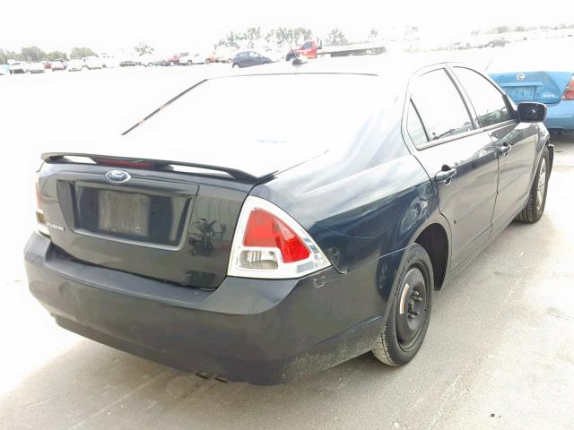 3FAHP06Z79R143938 - 2009 FORD FUSION S BLACK photo 4