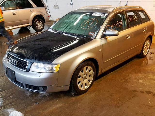 WAUVT58E04A167322 - 2004 AUDI A4 3.0 AVA GRAY photo 2