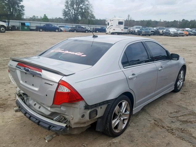 3FAHP0KC8AR240006 - 2010 FORD FUSION SPO SILVER photo 4