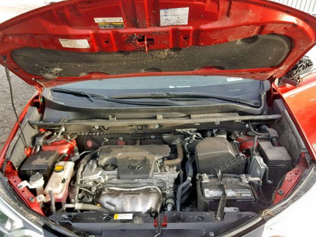 2T3NFREV7GW256865 - 2016 TOYOTA RAV4 SE RED photo 7