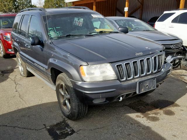 1J8GW68J82C173742 - 2002 JEEP GRAND CHER GRAY photo 1