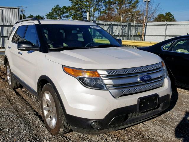 1FM5K7D85DGB79783 - 2013 FORD EXPLORER X WHITE photo 1