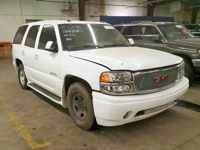 1GKEK63U23J123321 - 2003 GMC YUKON DENA WHITE photo 1