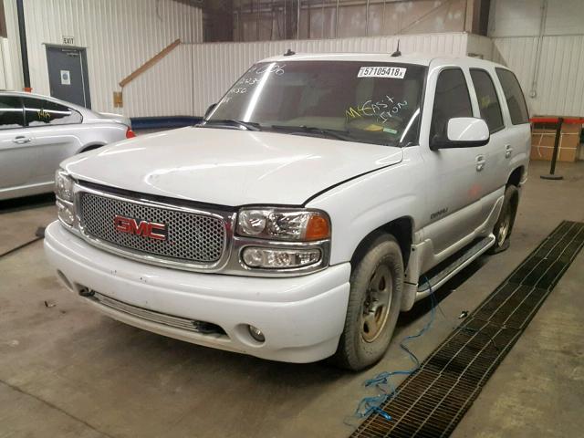 1GKEK63U23J123321 - 2003 GMC YUKON DENA WHITE photo 2