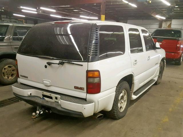 1GKEK63U23J123321 - 2003 GMC YUKON DENA WHITE photo 4