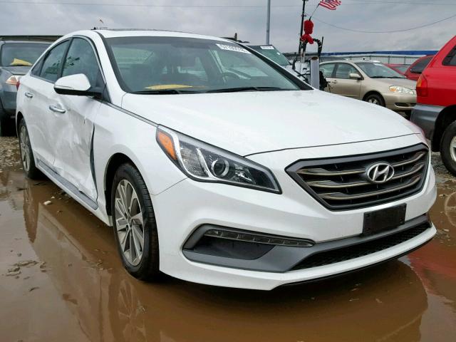 5NPE34AF9HH529100 - 2017 HYUNDAI SONATA SPO WHITE photo 1