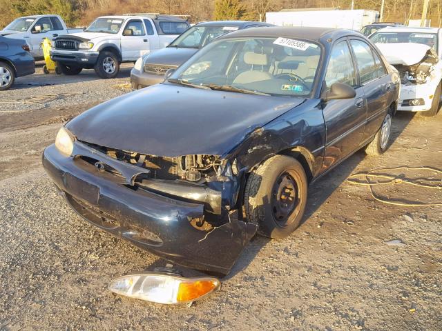 3FAFP13P62R167752 - 2002 FORD ESCORT BLUE photo 2