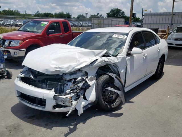 2G1WD5E30E1175805 - 2014 CHEVROLET IMPALA LIM WHITE photo 2