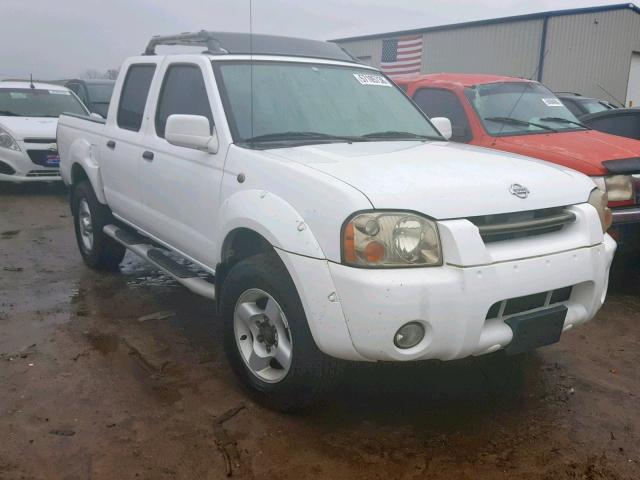 1N6ED27T91C357230 - 2001 NISSAN FRONTIER C WHITE photo 1