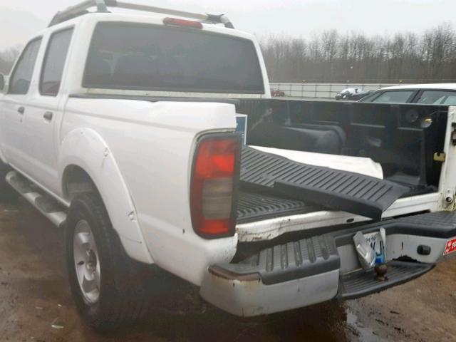 1N6ED27T91C357230 - 2001 NISSAN FRONTIER C WHITE photo 10