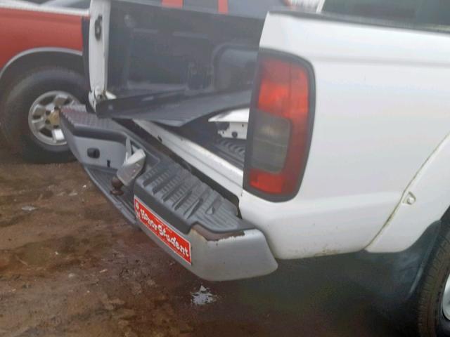 1N6ED27T91C357230 - 2001 NISSAN FRONTIER C WHITE photo 9